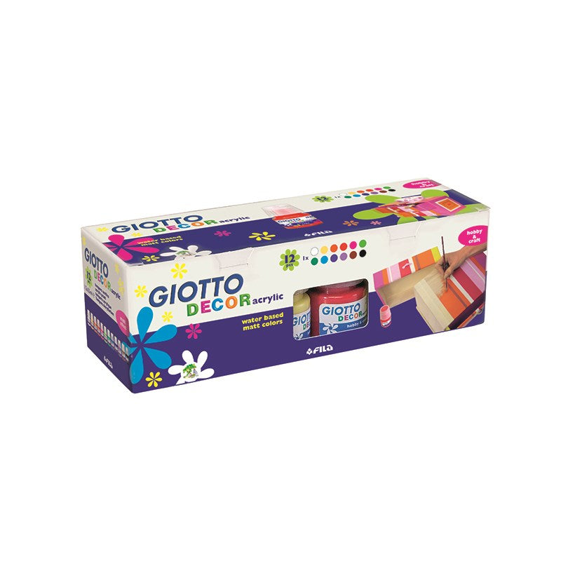 Akrilfesték GIOTTO 25ml 12 darabos