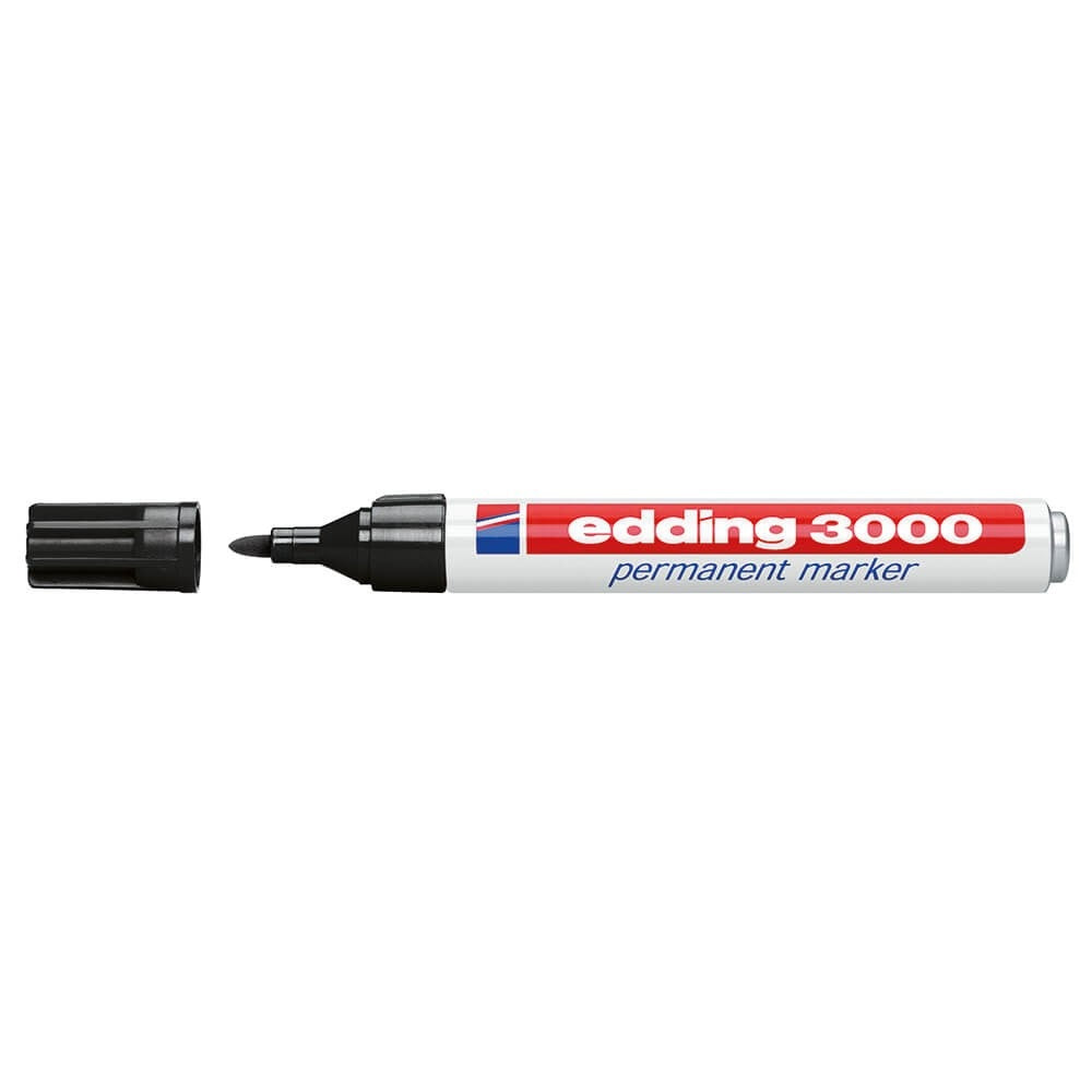 Alkoholos marker 1,5-3mm, kerek Edding 3000 fekete kép