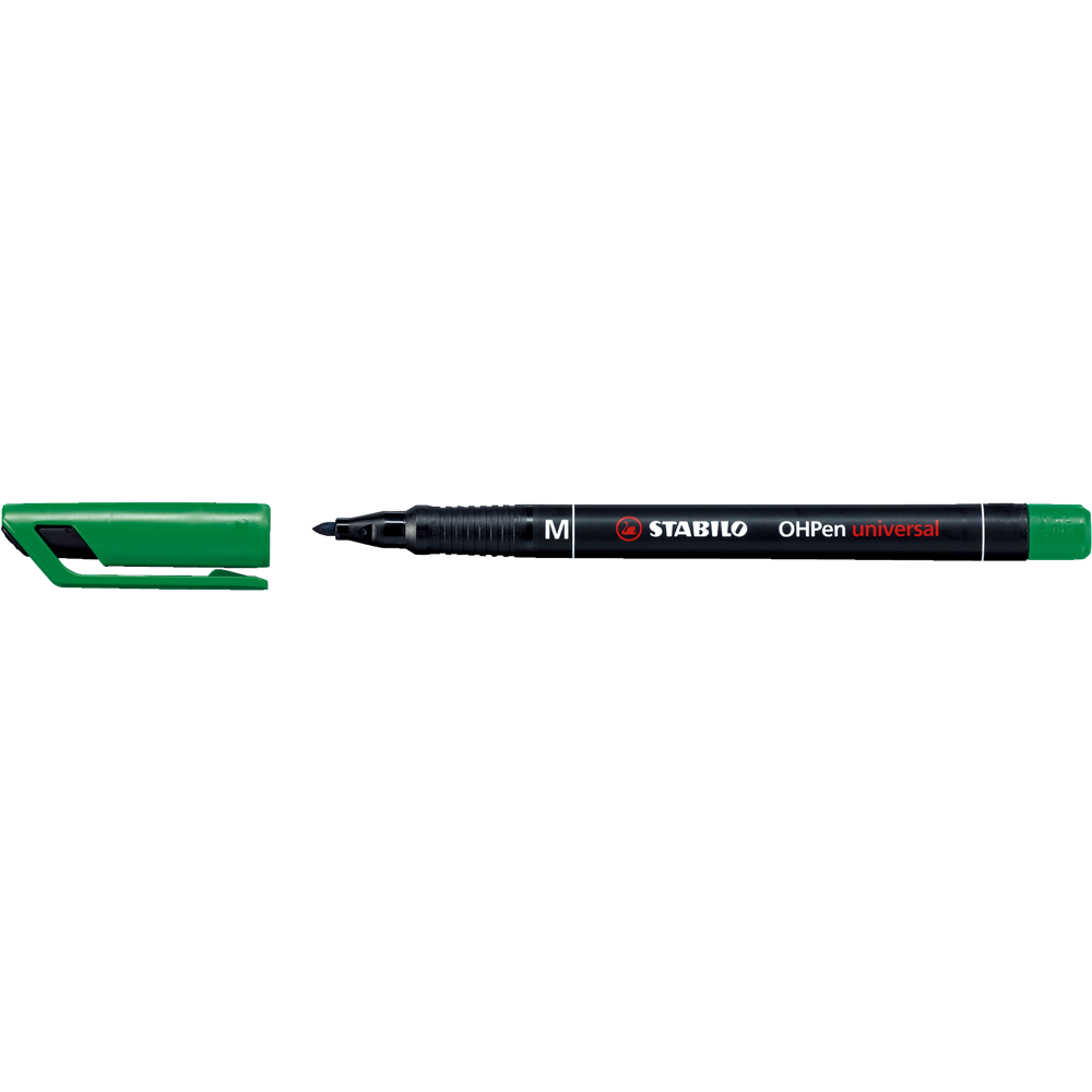 Alkoholos marker 1mm, STABILO OHPen M zöld kép