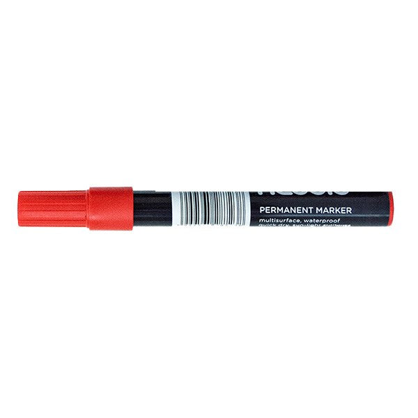 Alkoholos marker NEBULO 233-S kerek piros