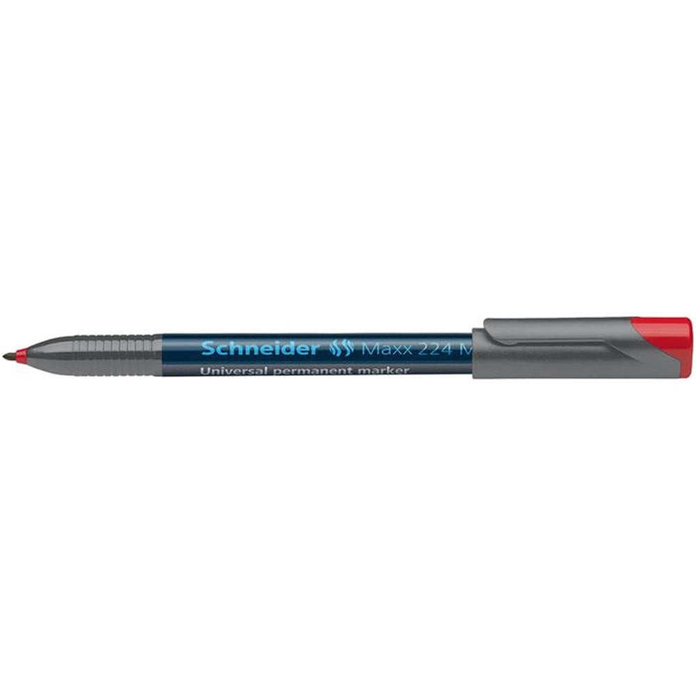 Alkoholos marker OHP 1mm tűhegyű Schneider Maxx 224 M piros kép