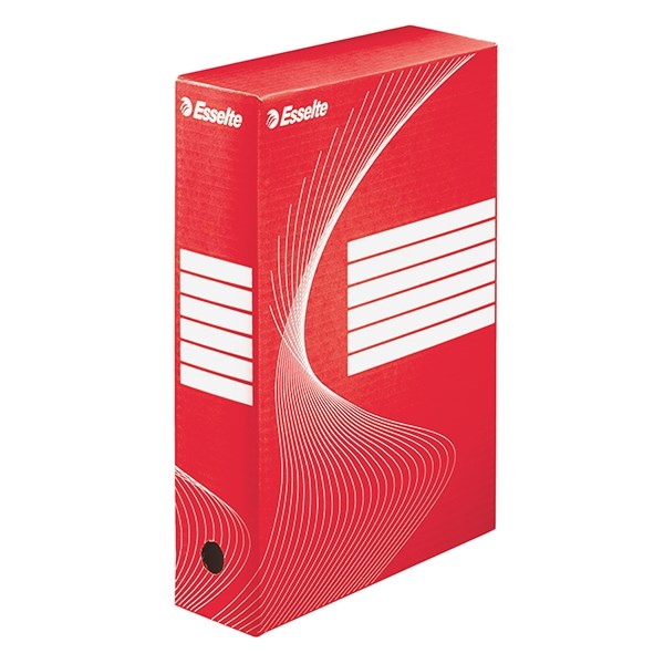 Archiváló doboz ESSELTE Boxycolor A/4 80 mm karton piros