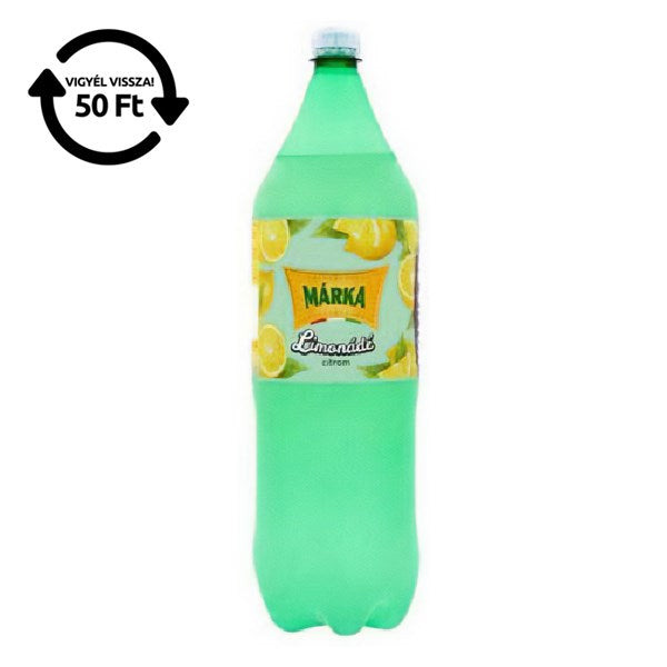 Üdítőital szénsavas MÁRKA Limonádé citrom 2L DRS