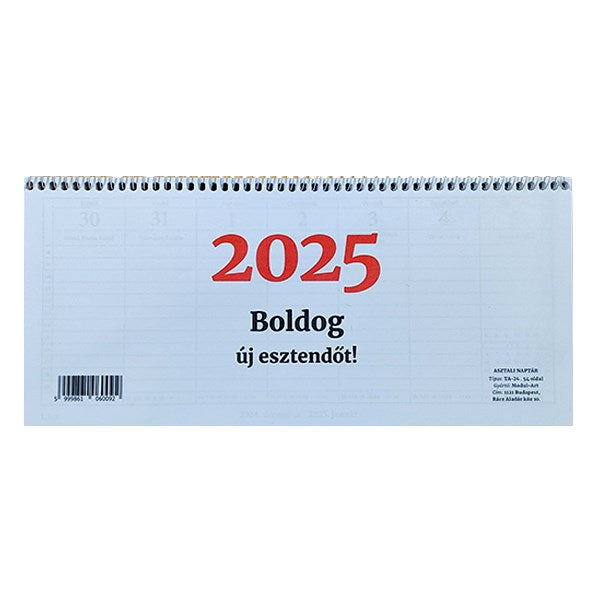 Asztali naptár TA24 2026.