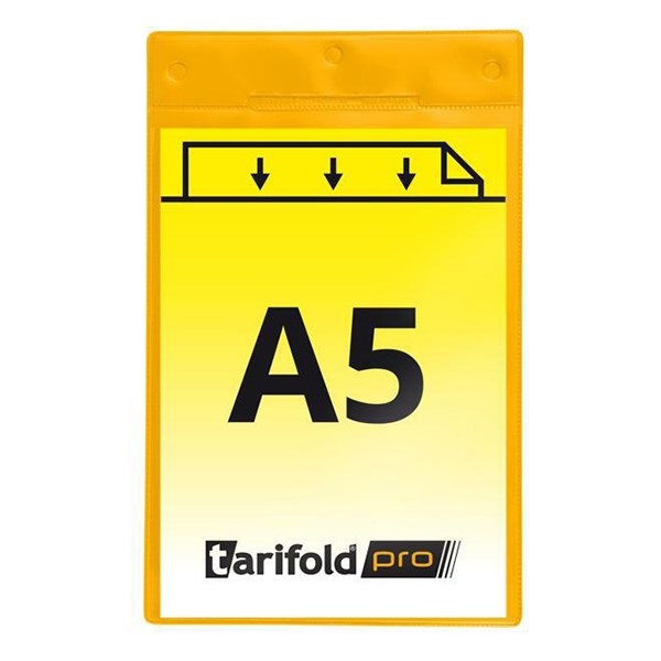 Azonosító mágneses tasak DJOIS A/5 álló 350mic sárga 10 darabos