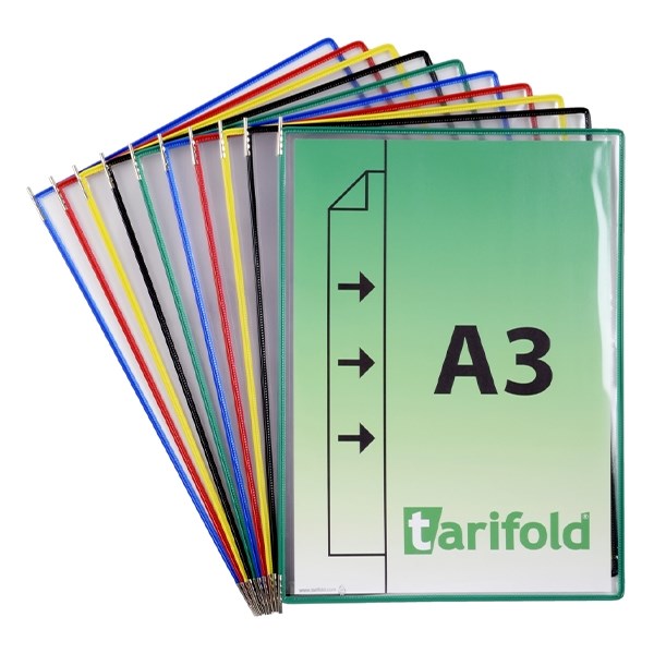 Bemutatótábla DJOIS A/3 álló belső oldal nyitott vegyes 10 darabos