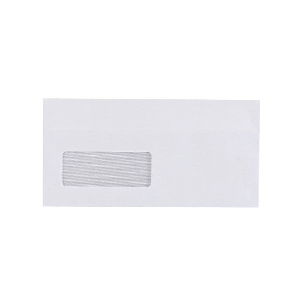 Boríték LA4 öntapadó bélésnyomott bal ablak 35x90mm 110x220mm B20A20 Bluering® fehér kép