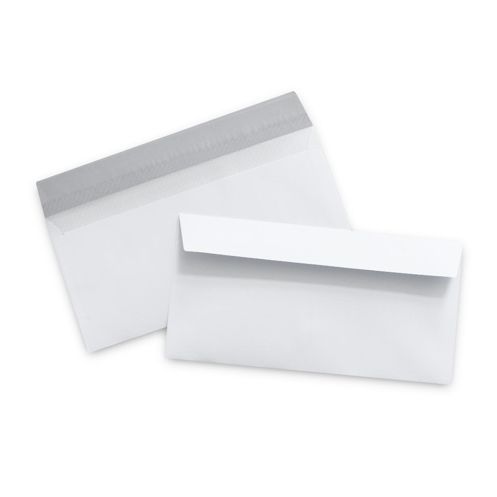 Boríték LA4 szilikonos bélésnyomott 110×220mm Bluering® fehér kép