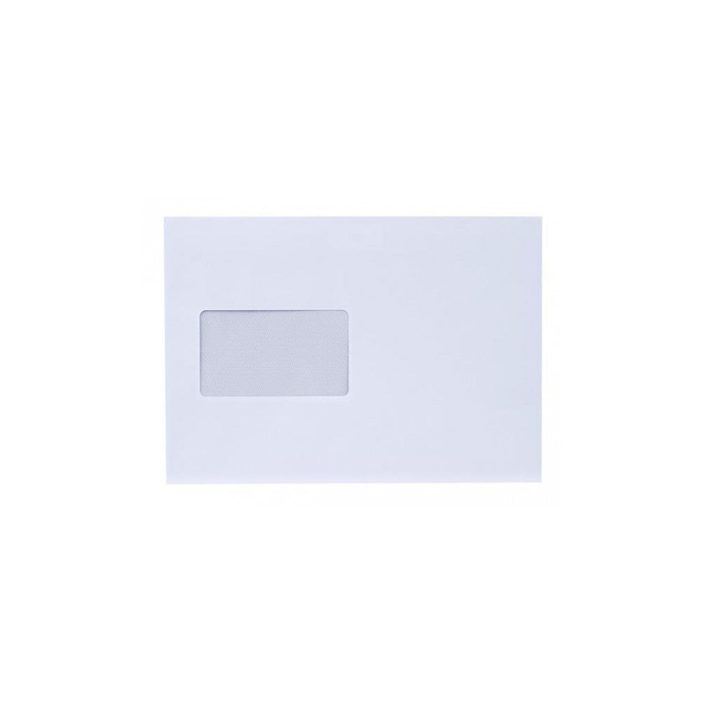 Boríték LC/5 szilikonos bélésnyomott bal ablak 45x90mm 162x229mm B20A60 Bluering® fehér kép