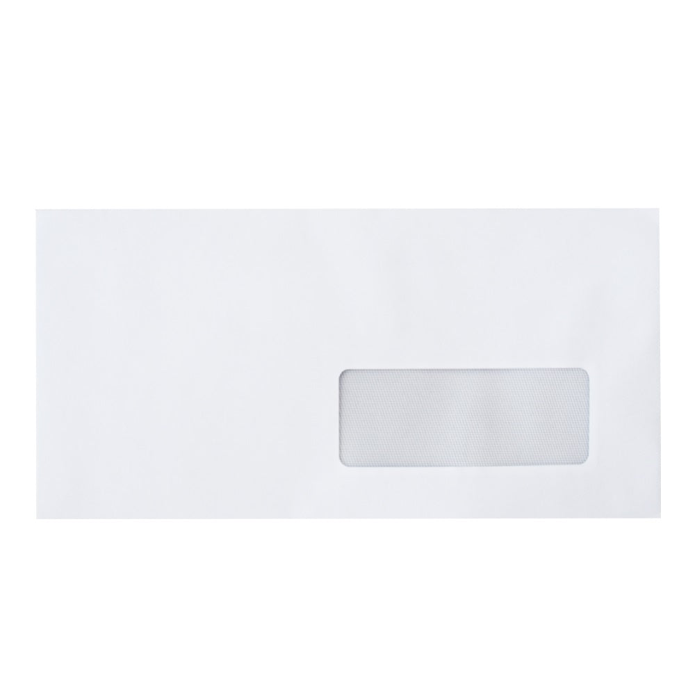 Boríték LC6/5 enyvezett bélésnyomott jobb ablakos 35x90mm 114x229mm J28A20 Bluering® fehér kép