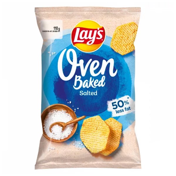 Burgonyachips LAY`S Oven Baked sós 110 g