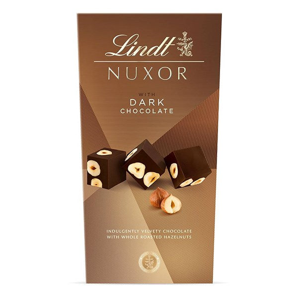 Csokoládé LINDT Nuxor mogyorós étcsokoládé praliné 150 g