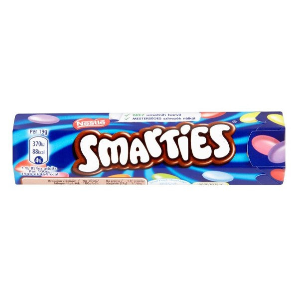 Cukordrazsé NESTLÉ Smarties tejcsokoládé cukorbevonattal 38 g