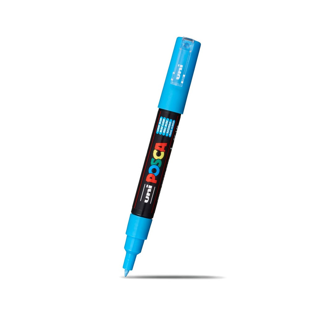 Dekormarker 0,7-1mm, Uni Posca PC-1M világoskék kép
