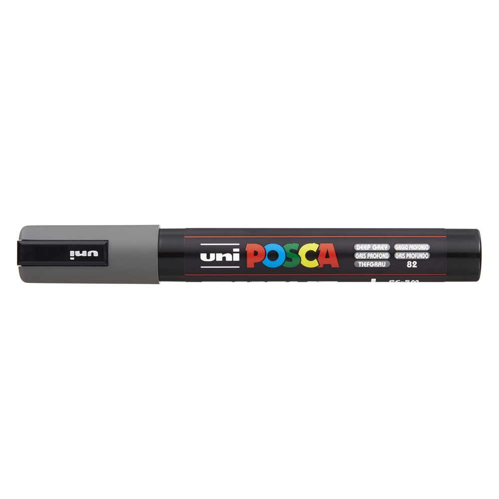 Dekormarker 1,8-2,5mm, Uni Posca PC-5M mélyszürke kép