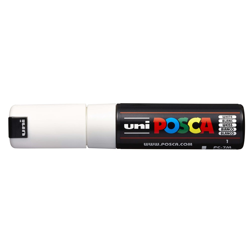 Dekormarker 4,5-5,5mm, Uni Posca PC-7M fehér kép