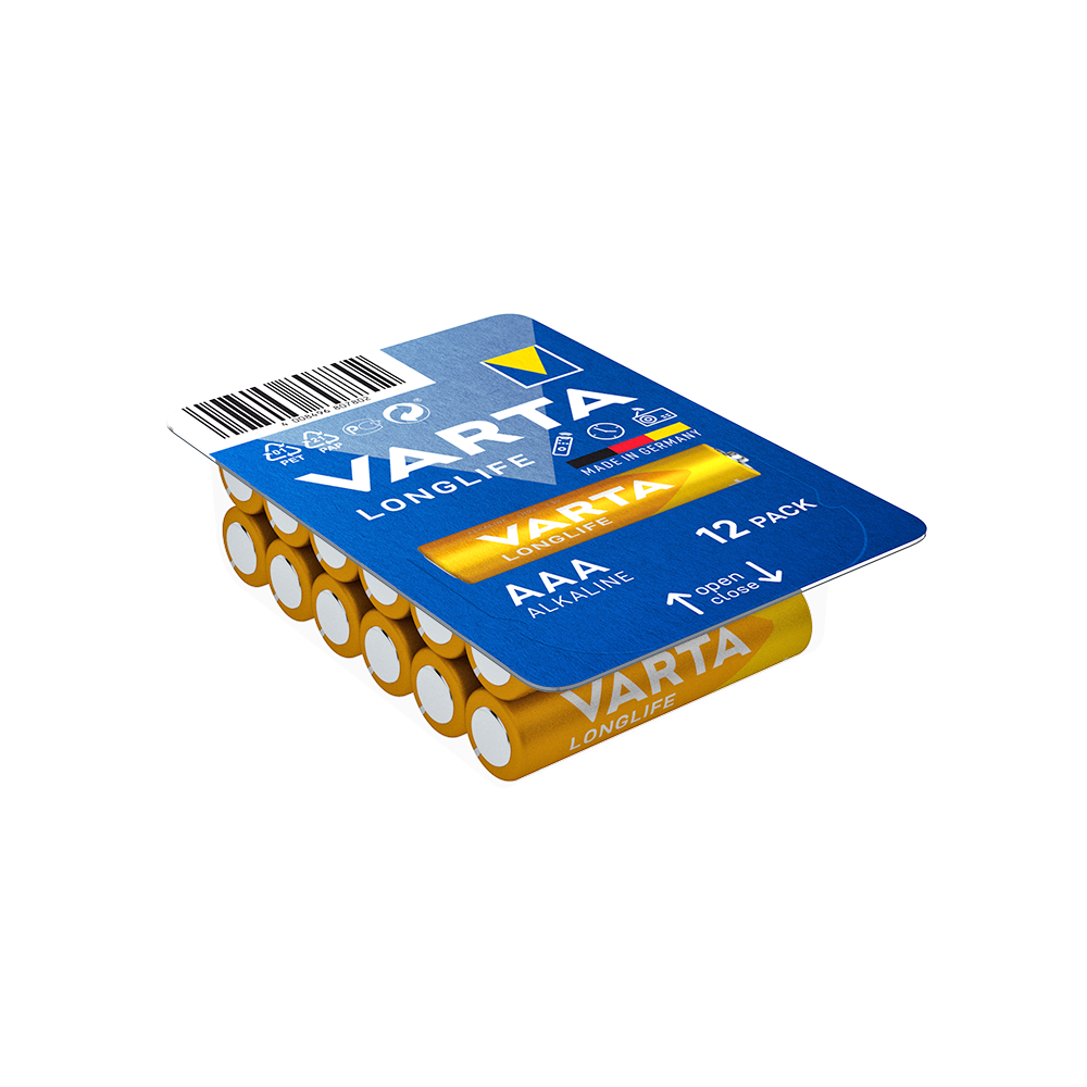 Elem AAA mikro LR03 Longlife BigBox 12 db/csomag, Varta kép