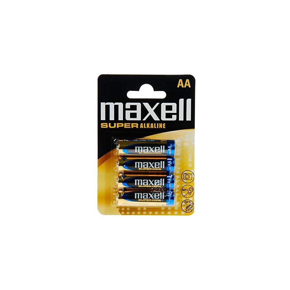 Elem AA ceruza LR6 1,5V super tartós alkaline 4 db/csomag, Maxell kép
