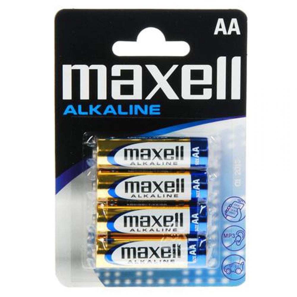 Elem AA ceruza LR6 alkaline 4 db/csomag, Maxell kép