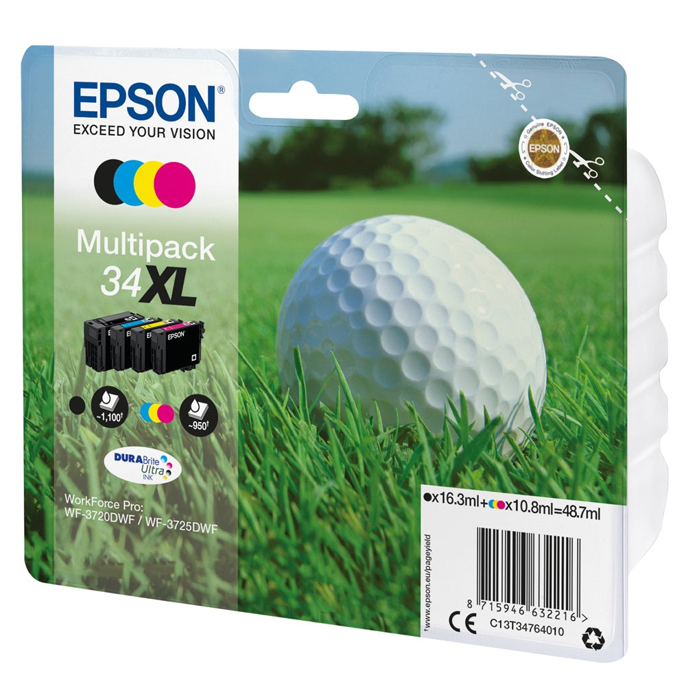 Epson T3476XL tintapatron multipack ORIGINAL kép