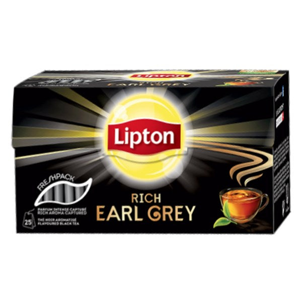 Fekete tea LIPTON Earl Grey 50x1,5 g