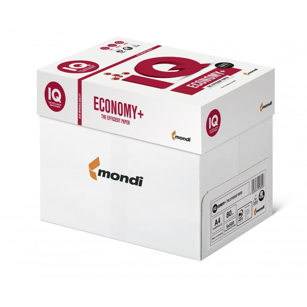 Másolópapír A4, 80g, IQ Economy+ 500ív/csomag, kép