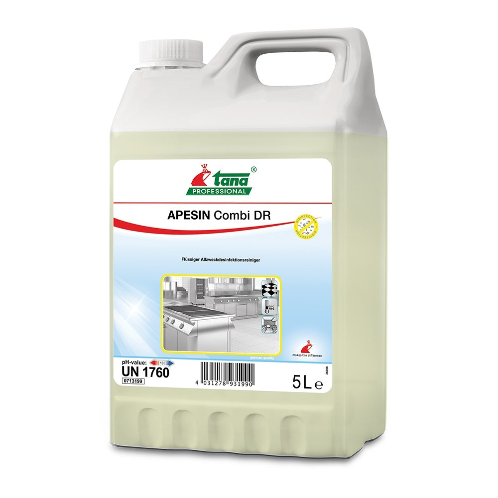 Fertőtlenítő hatású tisztítószer 5 liter Apesin Combi DR Tana kép