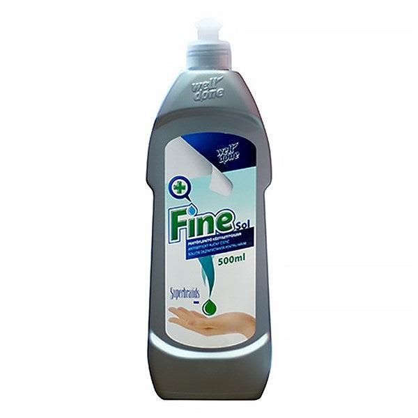 Fertőtlenítő kéztisztítószer WELL DONE Fine antibakteriális 500 ml