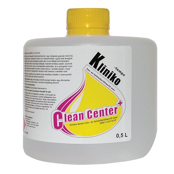 Fertőtlenítőszer CLEAN CENTER Kliniko-tempo kéz és felület 500 ml