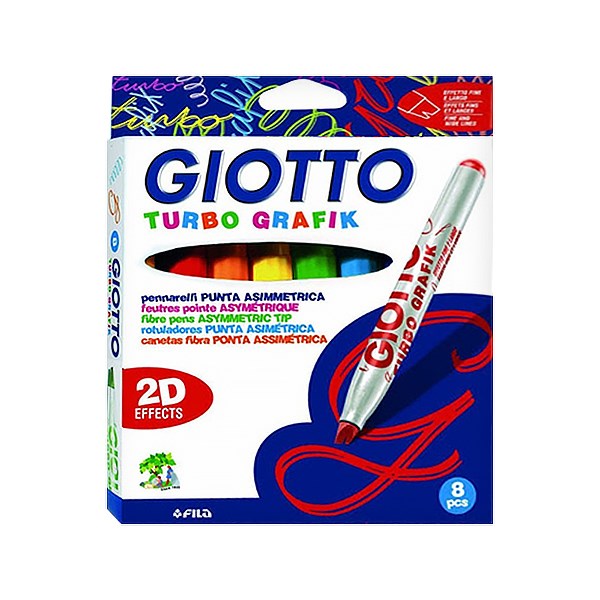 Filctoll GIOTTO Turbo Grafik 2 dimenziós 8 darabos