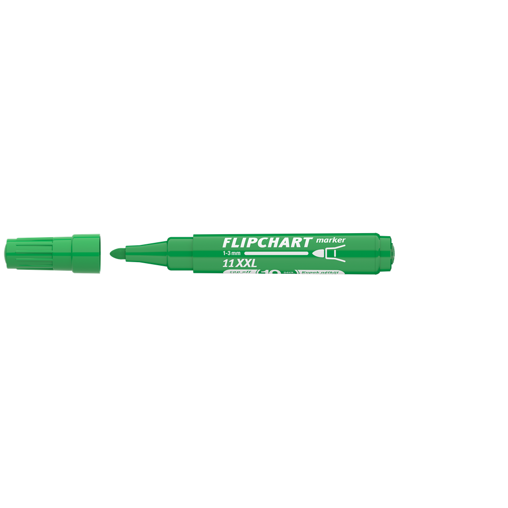 Flipchart marker vízbázisú 3mm, kerek Artip 11XXL zöld kép