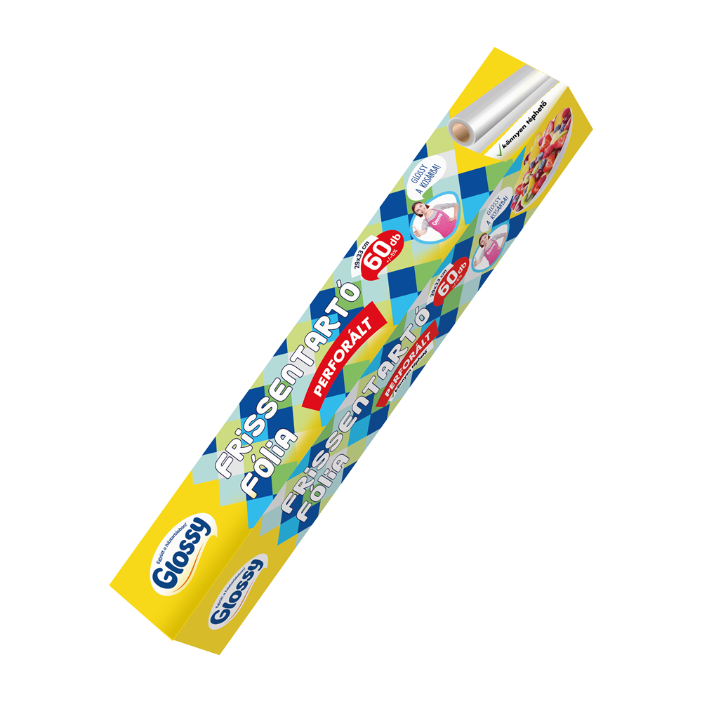 Frissentartó fólia 20 m perforált Folpack Glossy kép