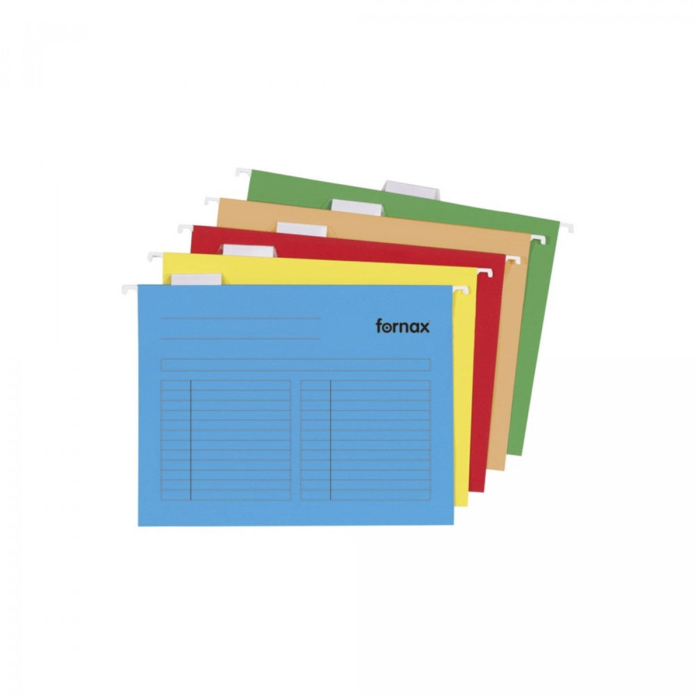 Függőmappa A4, karton Fornax 33-V 5 db/csom sárga kép