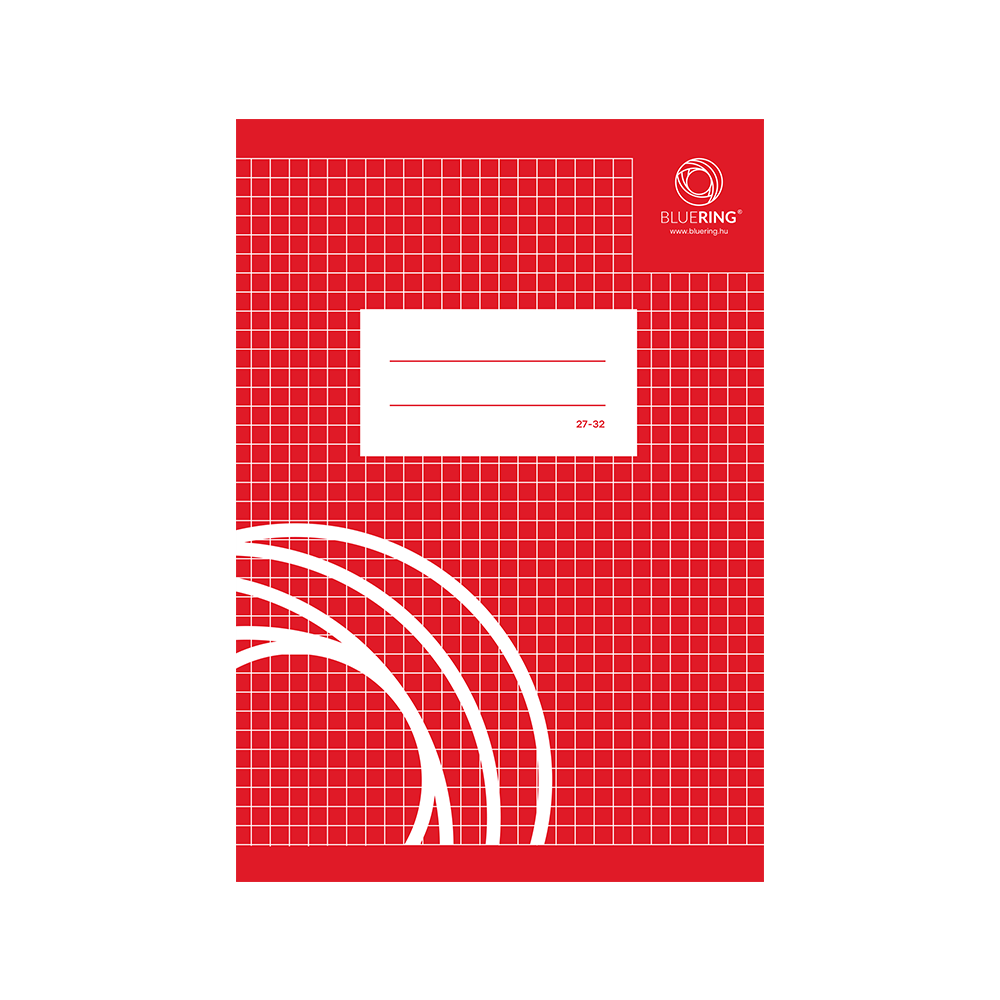 Füzet iskolai A5, 32lap, kockás 27-32 Bluering® kép