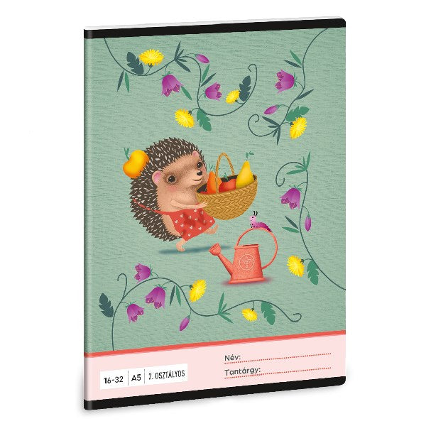 Füzet vonalas ARS UNA A/5 32 lapos 16-32 2. osztályos Apple Pie