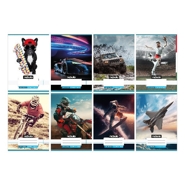 Szótárfüzet NEBULO A/5 32 lapos 31-32 Mix 16 darabos