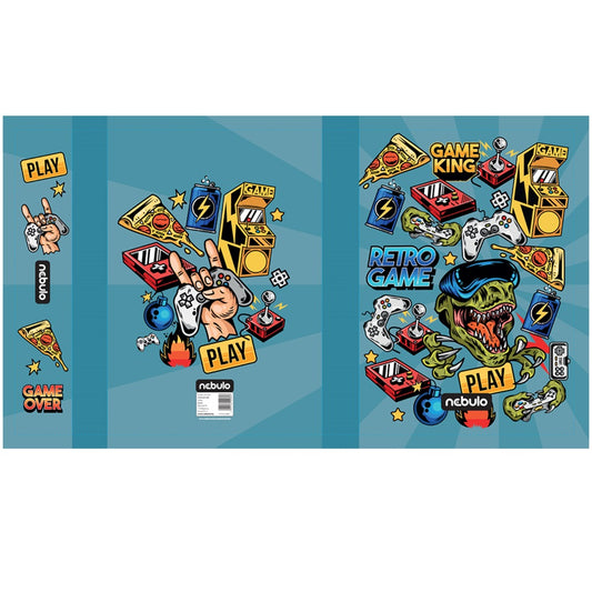 Füzetbox, A4, Gamer, Nebulo kép