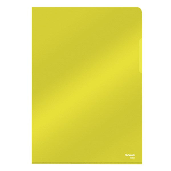 Genotherm "L" ESSELTE A/4 150 mikron luxus víztiszta sárga 25 darabos