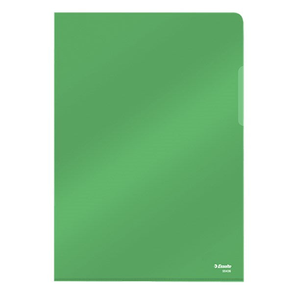 Genotherm "L" ESSELTE A/4 150 mikron luxus víztiszta zöld 25 darabos