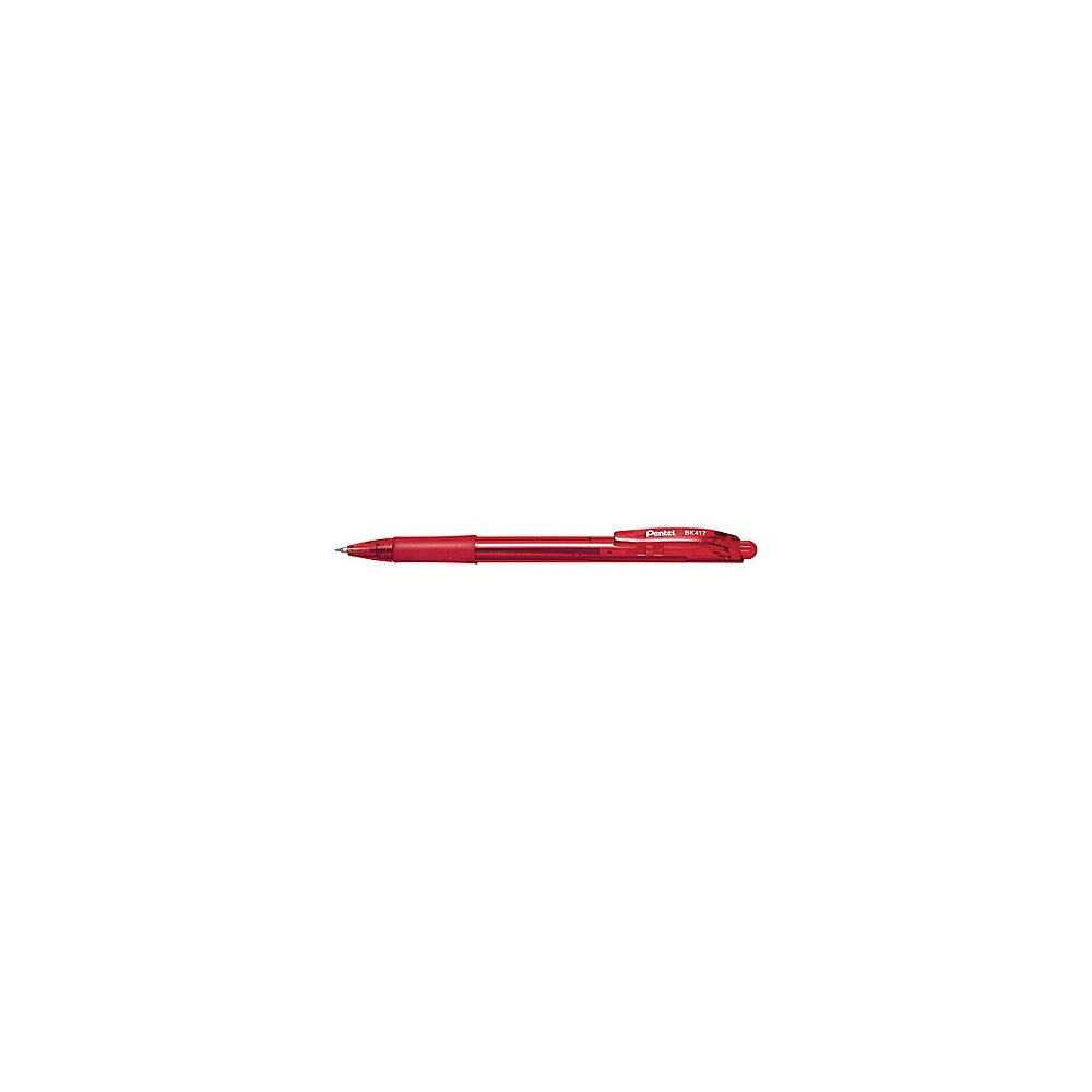 Golyóstoll nyomógombos 0,35mm, BK417-B Pentel Wow, írásszín piros kép