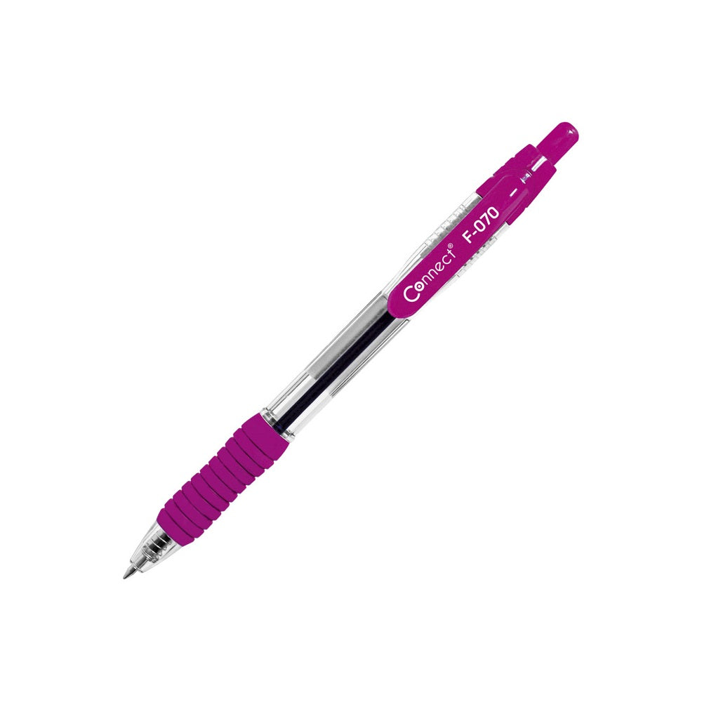 Golyóstoll Fornax F-70 grip, rózsaszín design, írásszín kék kép