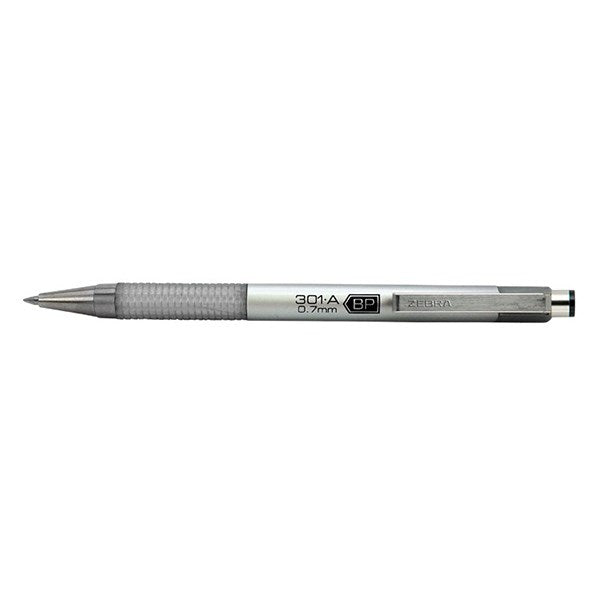 Golyóstoll ZEBRA F-301A 0,7 mm ezüst