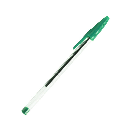 Golyóstoll eldobható kupakos Bluering® , írásszín zöld kép