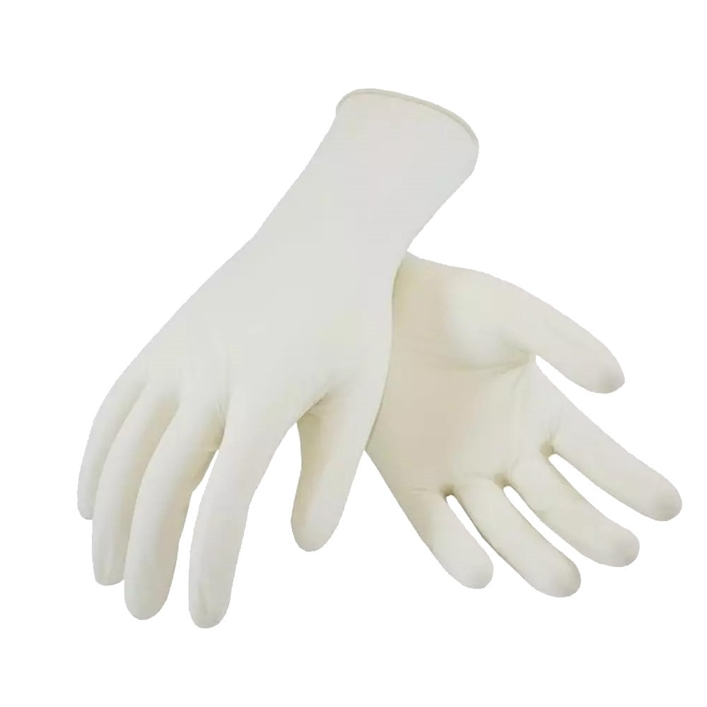 Gumikesztyű latex púderes XL 100 db/doboz GMT Super Gloves fehér kép