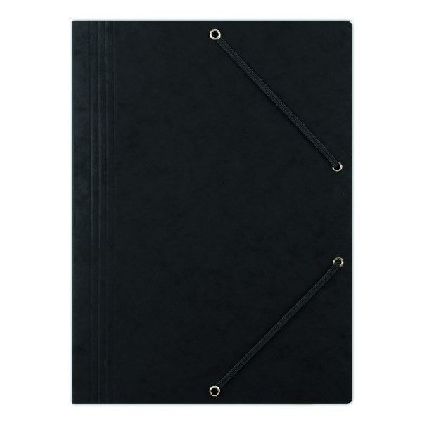 Gumis mappa DONAU A/4 prespán fekete