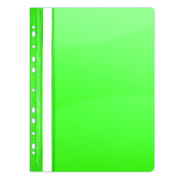 Gyorsfűző DONAU A/4 műanyag lefűzhető zöld