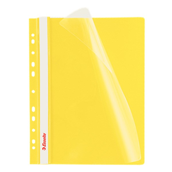 Gyorsfűző ESSELTE lefűzhető sárga 10 darabos