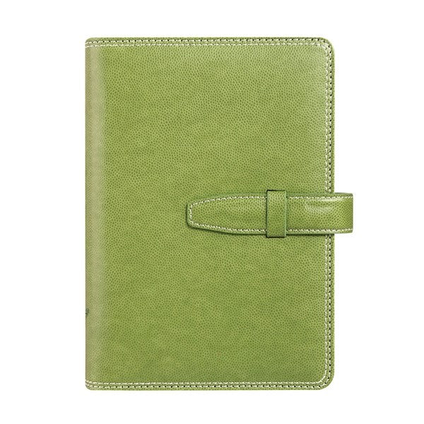 Gyűrűs kalendárium SATURNUS L228 sárga lapos zöld műbőr 2026.