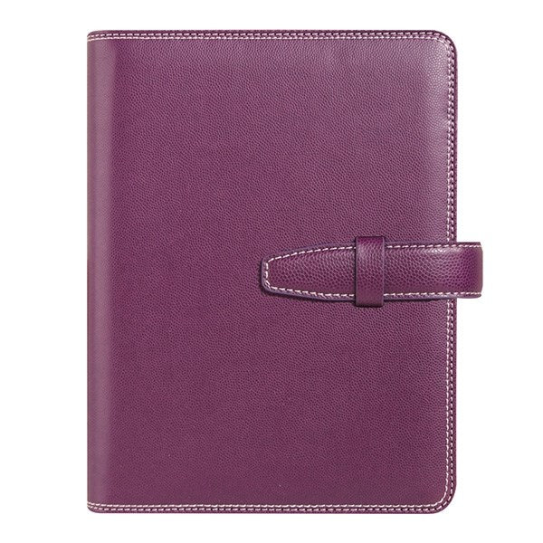 Gyűrűs kalendárium SATURNUS S228 sárga lapos lila műbőr 2026.