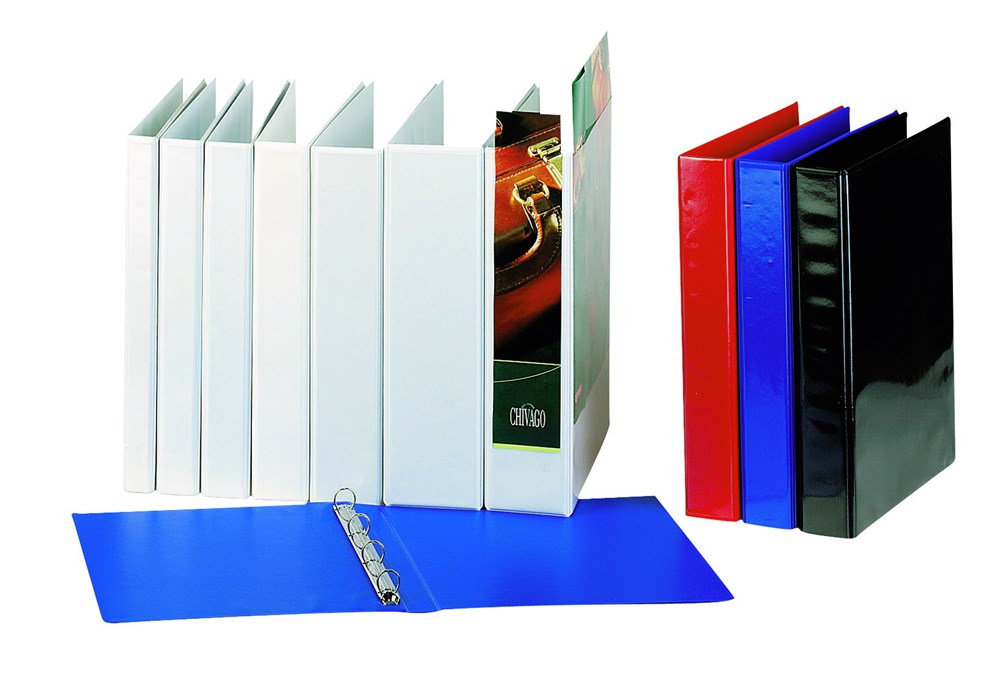 Gyűrűskönyv ESSELTE panorámás A/4 51 mm 4 gyűrű kék